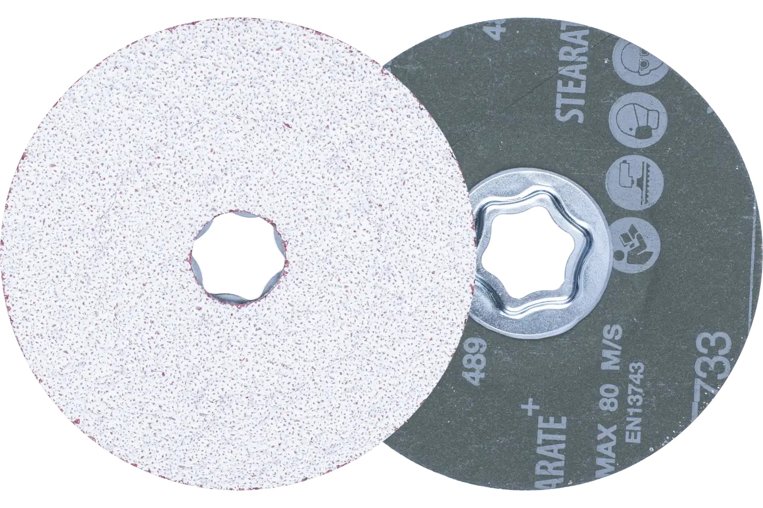Picture of Pferd Combiclick® Fiber Disc, 4-1/2" Dia, 36 Grit, Ceramic oxide CO-ALU